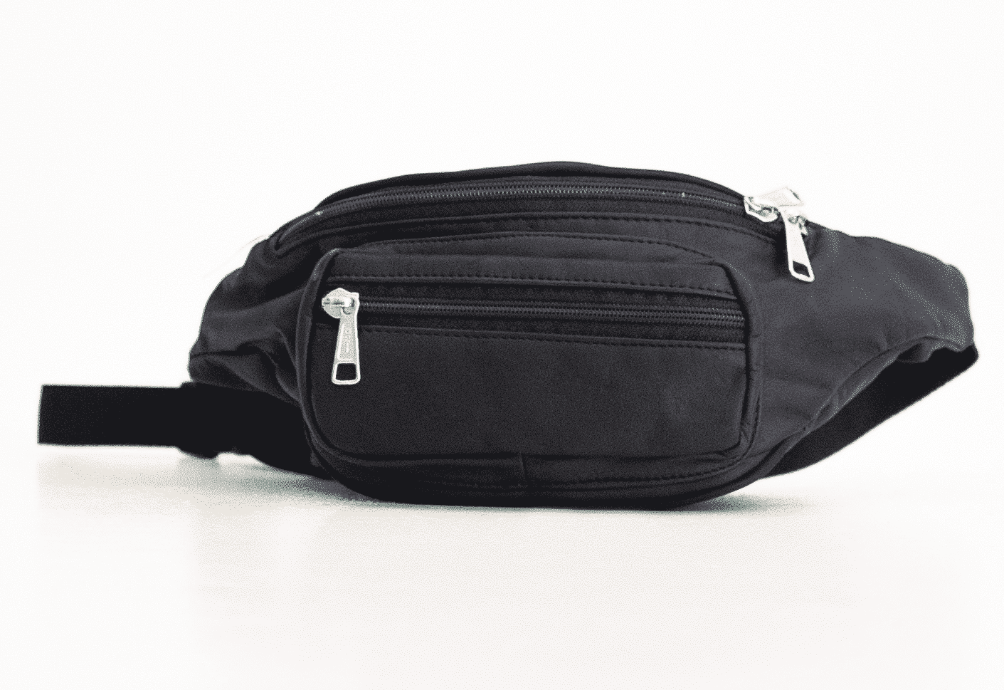 Leather Bum Bag No. 22 - Black