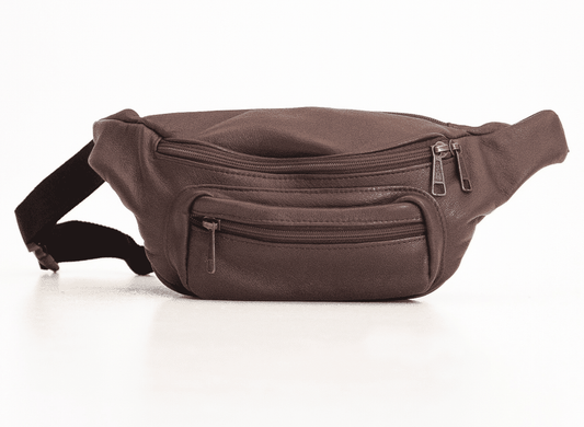 Leather Bum Bag No. 22 - Brown