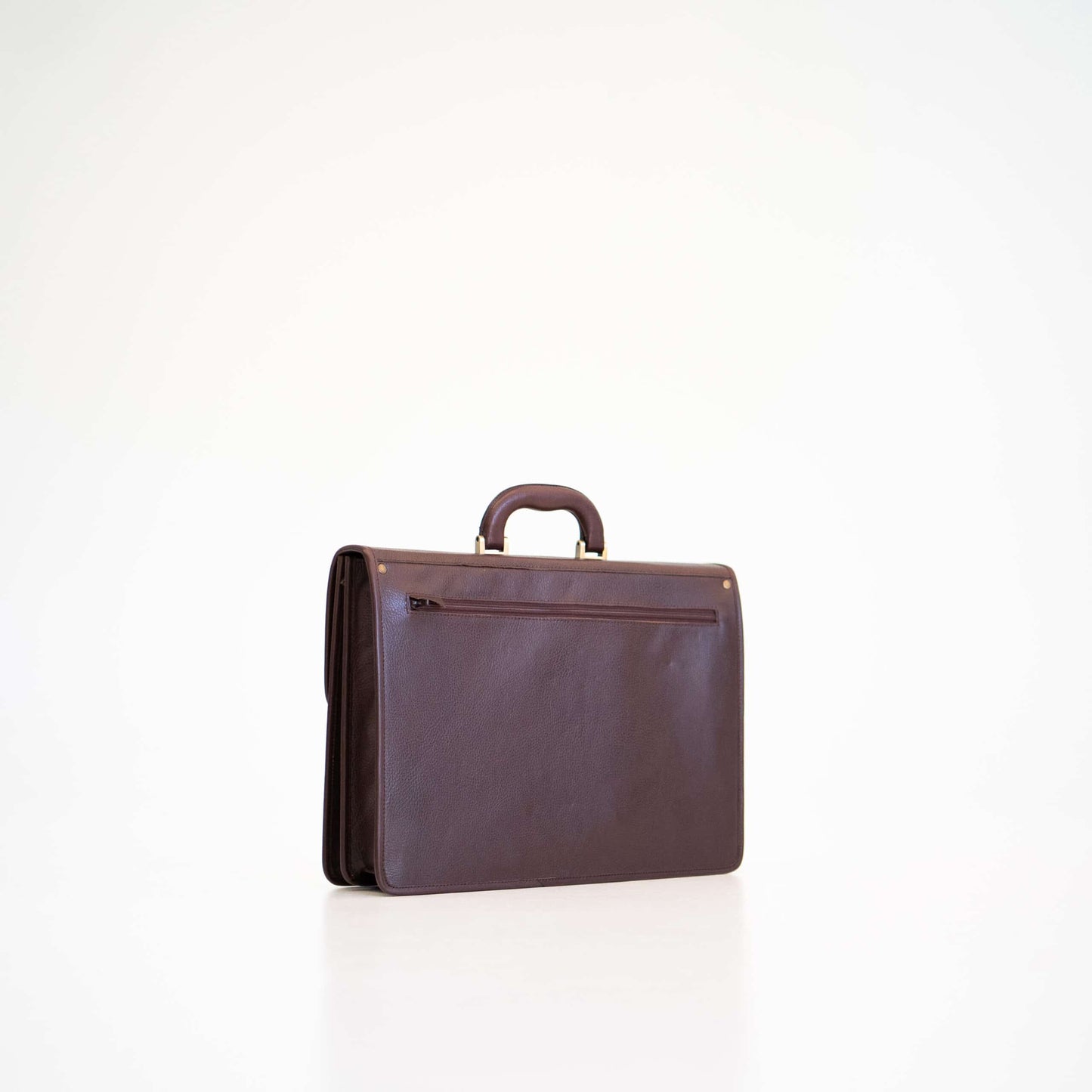 Leather Briefcase No. 99 - Brown