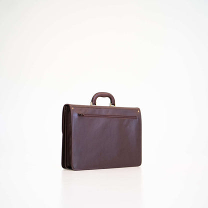 Leather Briefcase No. 99 - Brown