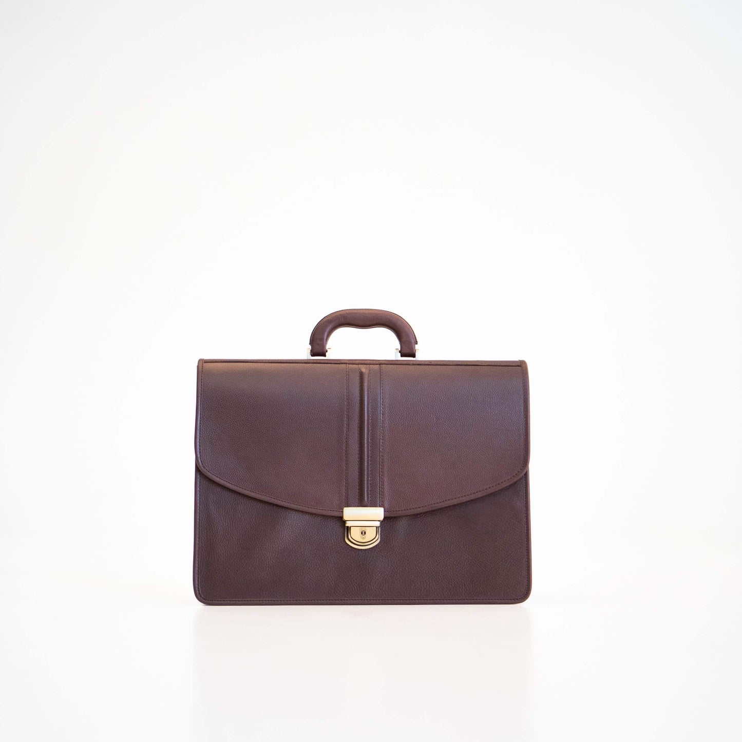 Leather Briefcase No. 99 - Brown